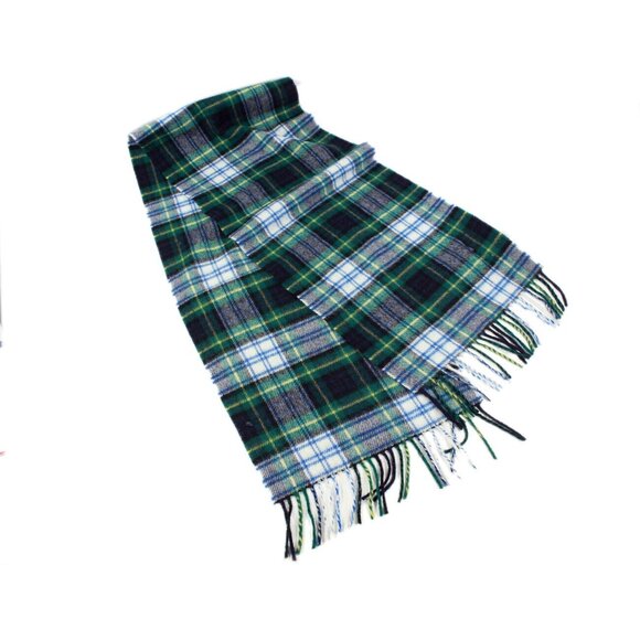 9561 100% Irish Wool Scarf For Women & Men Soft & Warm Plaid Dress Gordon